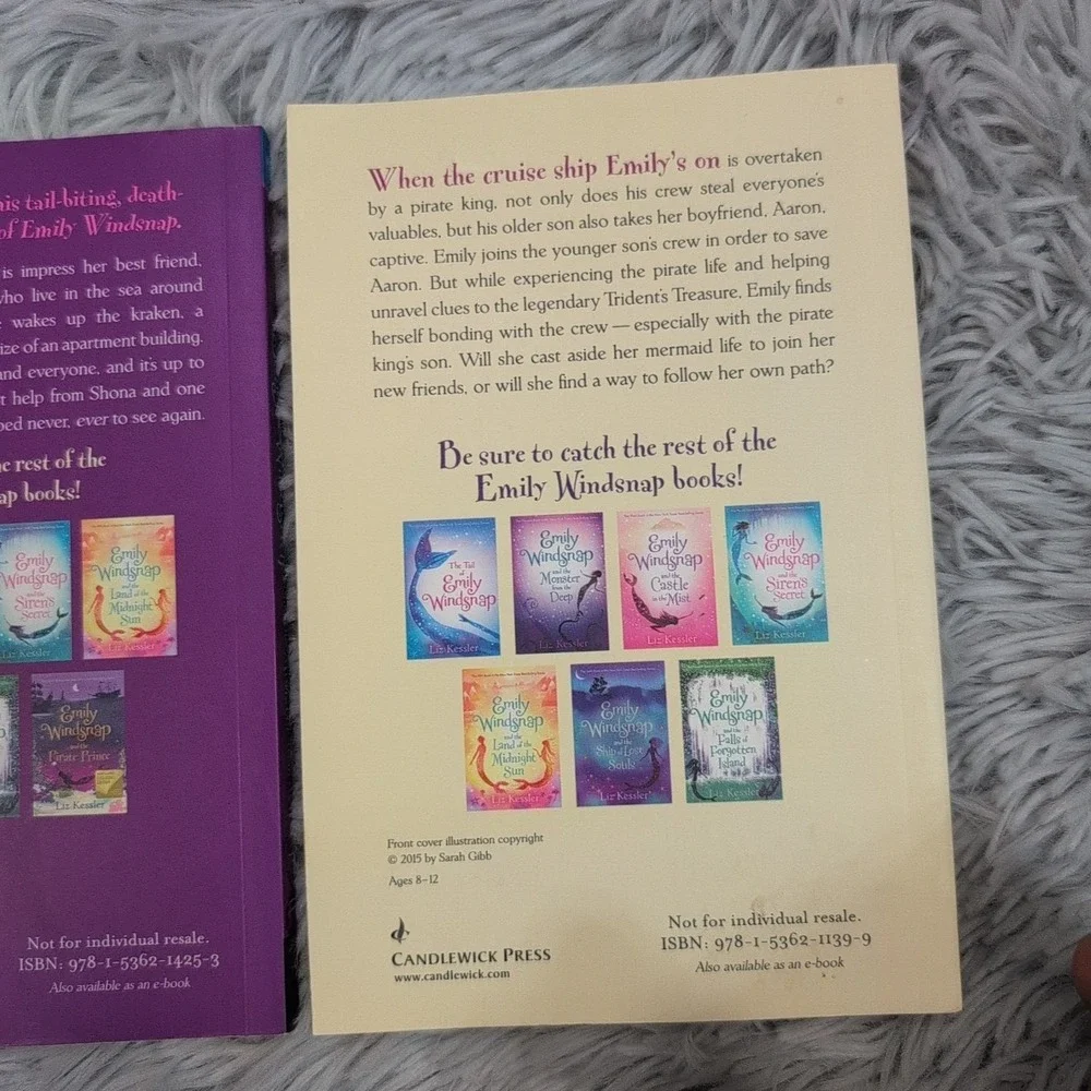 Lot of 3 Emily‎ Windsnap Books Liz Kessler Homeschool Fantasy Paperback